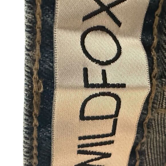 Wildfox NWOT Size 28 Baggy Crop Jean Da Vinci Distressed Paint splatter Cotton - Picture 9 of 16